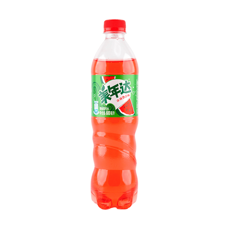 Mirinda Juice Sparkling Beverage, Watermelon Flavor, Bottle 20.29 fl oz