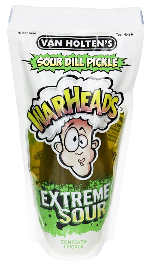 Warhead Sour Van Holten’s Pickles - Pickle-In-A-Pouch