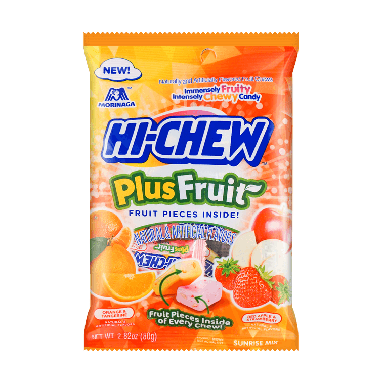 Hi-Chew Mixed Fruit Flavor Candy with Real Fruit 2.82oz