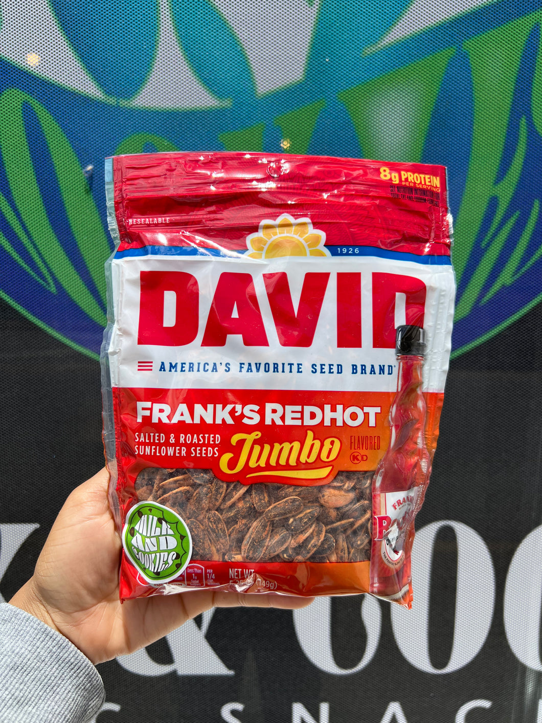 David's Franks Red Hot Jumbo Sunflower Seeds
